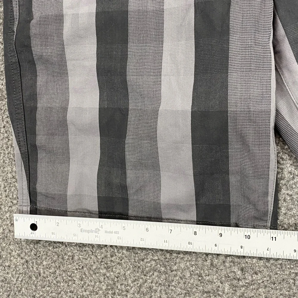 New The North Face Narrows Plaid Shorts Mens 34 Grey Cotton Plaid Gorpcore $59